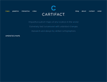 Tablet Screenshot of cartifact.com